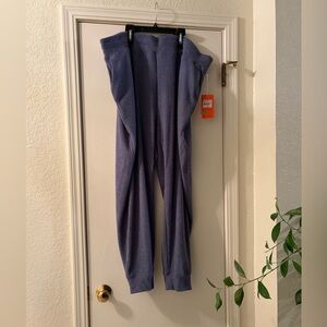 Cozy Blue Ribbed Joggers